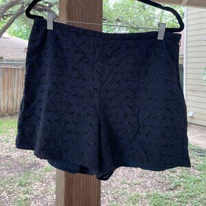 Blue eyelet shorts, A New Day, size 12